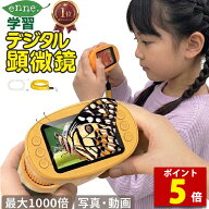 【ポイント5倍】【元教師監修ガイド付】enne 顕微鏡 ハンディ 子供 子供用 デジタル 顕微鏡 最大1000倍 2…