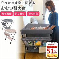 【クーポン利用時51％オフ！】【月間優良ショップ受賞】 おむつ替え台 折りたたみ 赤ちゃん おむつ交換台…