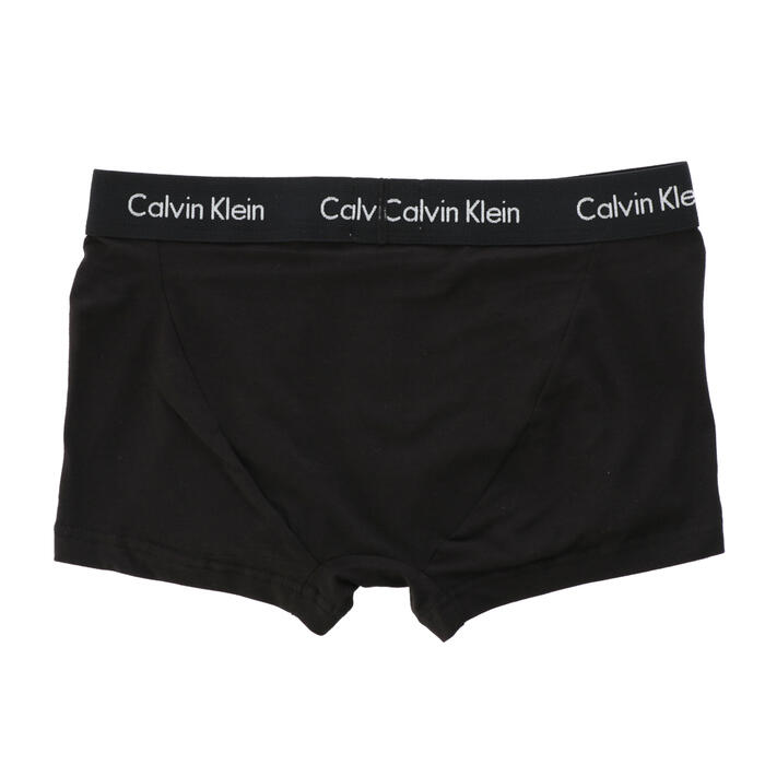 【ｸｰﾎﾟﾝで最大500円ｵﾌ】 【無料ラッピング】 カルバンクライン ボクサーパンツ 3枚 Calvin Klein ブラック グレー  ショートレッグボクサーブリーフ Mens Cotton Stretch Low Rise Trunks 3-packs 男性用 下着 コットン  3枚セット | 