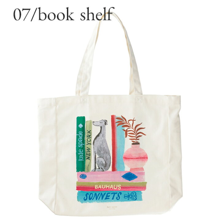 楽天市場】ケイトスペード トートバッグ kate spade Canvas Book Tote 