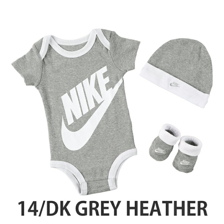 Slagskib Urimelig spontan 楽天市場】ナイキ ベビー服 3点セット NIKE BABY BODYSUIT SET ベビー ロンパース ボディスーツ 肌着 靴下 帽子 スタイ ビブ  新生児 男の子 女の子 夏服 半袖 長袖 セットアップ セット : BeautyHolister