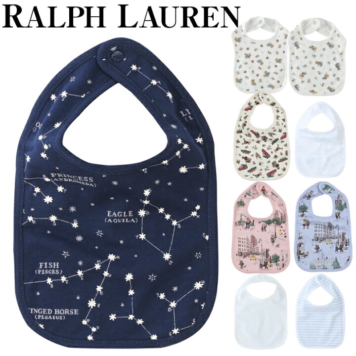 楽天市場】ラルフローレン ベビー スタイ ビブ INTERLOCK BIB 