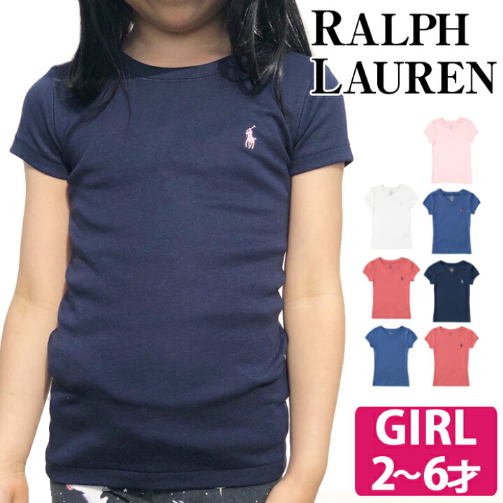 楽天市場】【メール便】 ラルフローレン Tシャツ キッズ 2-7歳 女の子 