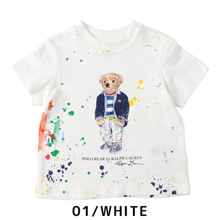 楽天市場】ラルフローレン ベア tシャツ ベビー 女の子 ガールズ 半袖  