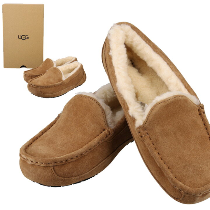 楽天市場】UGG モカシン レディース アグ ムートン アスコット 海外 
