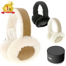 【2025/12月入荷！】UGG アグ イヤーマフ 耳あて ロゴ ボア シープスキン SHEEPSKIN EMBROIDERY EARMUFF レディース ギフト ラッピング