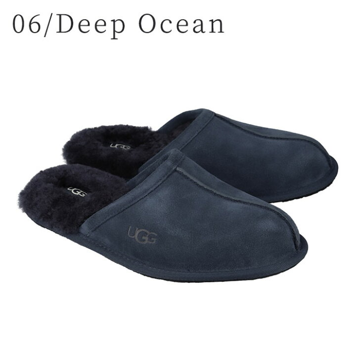 楽天市場】UGG メンズ スリッパ シープスキンルームシューズ SCUFF 