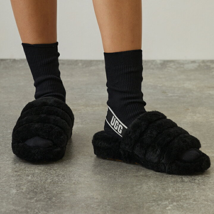 楽天市場】【FW22入荷！】 UGG サンダル ファー ムートン アグ 