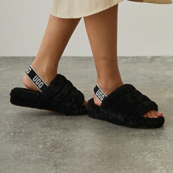 楽天市場】【FW22入荷！】 UGG サンダル ファー ムートン アグ 