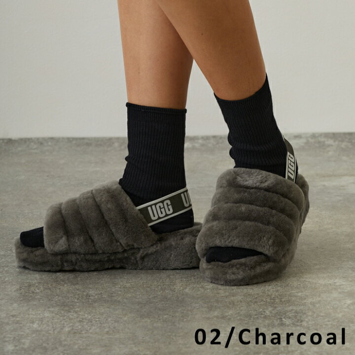 アグ FLUFF YEAH SANDAL ファーサンダル（アグ UGG Fuzz Yeah ファー  