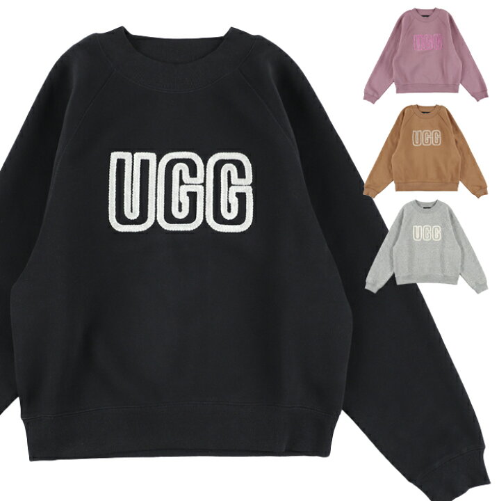 楽天市場】UGG アグ スウェット レディース クルーネック ロゴ 