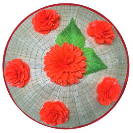 【一部品質変更】花笠　山形花笠などの花笠おどりに使う花笠です（大人用）