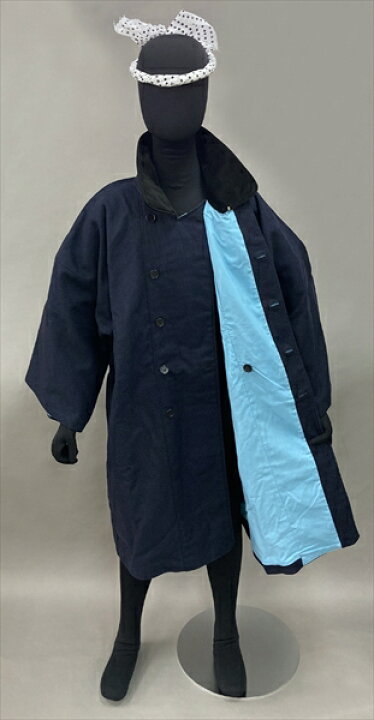 楽天市場】藍染め 刺子 半纏コート 裏地：あさぎ色 綿100％［ 藍 