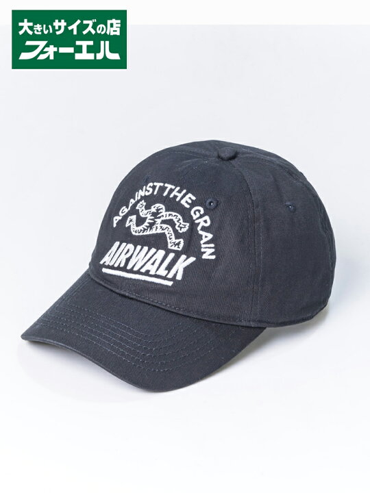 楽天市場 大きいサイズ 帽子 メンズ ３ｌ ４ｌ ５ｌｐｏｎｙ ｘ エアーウォーク Airwalk エアウォーク ｏｌｌｉｅｍａｎ ｃａｐ ブラック ｆｅａｔｕｒｅ０４ 大きいサイズの店 フォーエル 送料無料 大きいサイズの店 フォーエル
