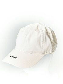 帽子 メンズ VISION刺繍ロゴCAP VISION フリー ホワイト 送料無料 大きいサイズのお店 フォーエル【カジュアル】