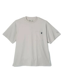 大きいサイズ メンズカジュアルインナー カット半袖クルーネック TSC クールコットンポケットTシャツ オフホワイト 3L 4L 5L 6L 綿 夏 大きいサイズの店 フォーエル