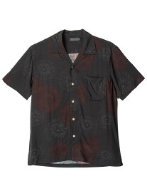 大きいサイズ メンズカジュアルインナー シャツ半袖ワンナップ レーヨンアロハシャツ レッド 3L 4L 5L 6L レーヨン 夏 大きいサイズの店 フォーエル