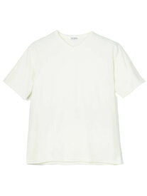 大きいサイズ メンズカジュアルインナー カット半袖Vネック LC ワッフルVネックT オフホワイト 3L 4L 5L ポリエステル レーヨン 夏 大きいサイズの店 フォーエル