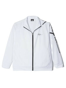 メンズカジュアルインナー カット長袖その他 Kaepa モノトーンジャージJK ホワイト 3L 4L 5L 6L ポリエステル 秋 大きいサイズの店 フォーエル