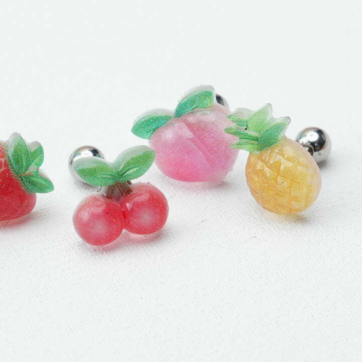 楽天市場】[サージカル]フルーツ 果物 (5Type) 16G イチゴ サクランボ 