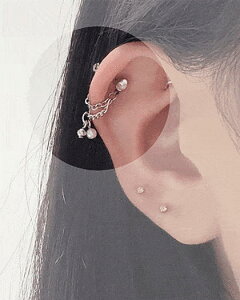 Bell Drop Cuff (�s�A�X/�{�f�B�s�A�X �L���b�` �{�f�B�s�A�X �L���b�` �s�A�b�V���O ��s�A�X 16G ��s�A�X)