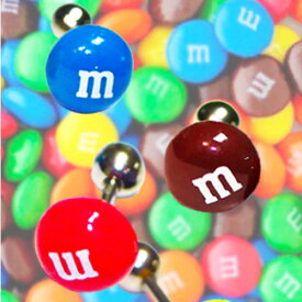 送料無料 [4MiLi] m&m chocolate ボディピアス キャッチ ボディピアス キャッチ ピアッシング 軟骨ピアス 16G 軟骨ピアス ボディピアス キャッチ ピアッシング 軟骨ピアス 16G チョコピアス