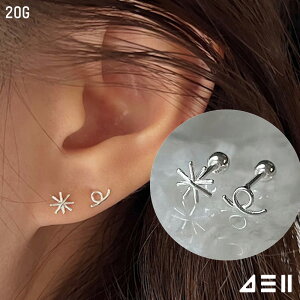 [925 Silver] �������珑�� ���C�� �s�A�X (2Type) 20G �{�f�B�s�A�X �L���b�` �s�A�b�V���O ��s�A�X ���� �a�����v���[���g ���F�B �M�t�g �����A�����M�[ �Ή�