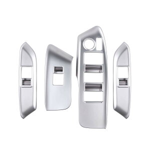 新型シエンタ 10系 パーツ ウィンドウスイッチパネルカバー 4PCS ドアスイッチ ガーニッシュ カバー インパネ 内装 パーツ アクセサリー カスタム 汚れ防止 傷防止 ABS樹脂製 専用設計 簡単取