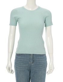 フィフス fifth クルーネックサマーリブニット レディース トップス ニット シンプル美シルエット 上品リブ 20代 30代 40代【送料無料】