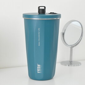 ＼50％OFF！スーパーSALE限定・店内全品対象／ タンブラー ストロー付きタンブラー ショルダー付き 新色＆小容量バリエーションが続々追加 正規品 TYESO 辻希美 蓋付き 持ち運び 保冷 保温★楽天1位★ 辻ちゃんネル掲載 50連冠