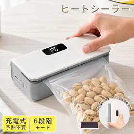 【9/4〜先着50名様限定 赤字覚悟 55％OFF】充電式 ハンディシーラー ヒートシーラー 送料無料 キャンディバッグメーカー 予熱不要 USB充電 6段階モード コンパクト ミニ 小さ マグネット 収納 クラフト用 ヒートシーラー