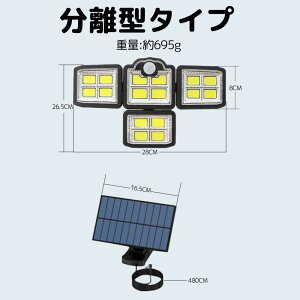 �_�X���S�i50��OFF�A�Ζ��労�ӍՁE�X�^�[�g4���Ԍ���^�y198LED��COB���ځ����P�x�z�\�[���[�Z���T�[���C�g �����^/��̌^�Ή� �����R���t�� ���O�p �l���E�����Z���T�[���� 4�ʔ��� IP65�h�� 