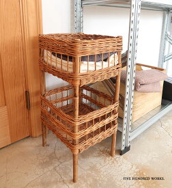 楽天市場 ラタン バスケット ランドリーボックス バスケット 収納家具 インテリア 寝具 収納の通販