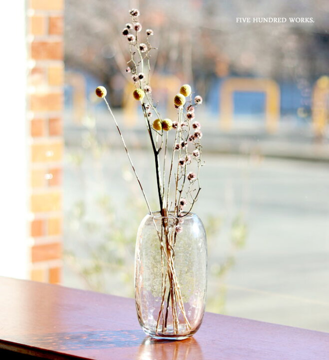 楽天市場 公式 梅雨対策グッズ03 シナリーベースa Sceneryvase 500works 花瓶 ガラス 北欧 かびん おしゃれフラワーベース かわいい 花器 生け花 シンプル花 ガラスベース インテリア ナチュラル 透明玄関 Creer クレエ Igf Five Hundred Works