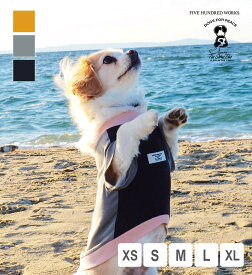 【公式】ドッグスフォーピース テックT-シャツ 5サイズ 3カラー(DOGS) 500WORKS.犬 ドッグ イヌ 犬服 犬の服 ペット服 ドッグウェア 体温調節 Tシャツ ティーシャツ カジュアル おしゃれ Creer/クレエ