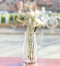 【公式】シナリーベースD(Sceneryvase)500WORKS.花瓶 ガラス 北欧 かびん おしゃれフラワーベース かわいい 花器 生け花 シンプル花 ガラスベース インテリア ナチュラル 透明玄関 Creer/クレエ IGF