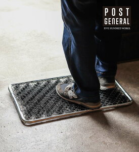 【公式】ポストジェネラル トラディショナル ドアマット60 (POSTGENERAL)TRADITIONAL DOOR MAT60 500WORKS.61×38cm 玄関マット 泥落とし 砂利 砂ホコリ除去 出入り口 屋外 屋内 靴底 ガーデニング玄関先 ド