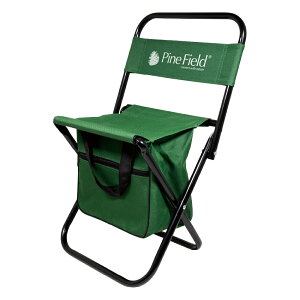 【送料無料】 収納付き 折りたたみ チェア Pine Field 全3色 折りたたみ式 耐荷重60kg 背もたれ コンパクト 軽量 キャンプ アウトドア BBQ 登山 花見 釣り 運動会 テーマパーク 万博 EXPO 博覧会