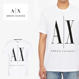 アルマーニエクスチェンジ メンズ 半袖 Tシャツ A/X ARMANI EXCHANGE USA正規品 ax733 ホワイト