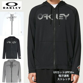 オークリー OAKLEY ラッシュガード　フルジップパーカー　吸汗速乾 UPF50+　メンズ oa527