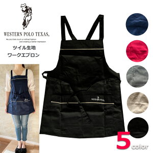 エプロン おしゃれ ウエスタン POLO 小さめ エプロン メンズ カジュアル 男女兼用 ユニセックス シンプル polo134