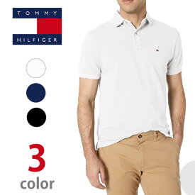 トミー ポロシャツ TOMMY HILFIGER メンズ トミーヒルフィガー 半袖ポ ワンポイント スポーツシャツ USAモデル大きいサイズ XXLあり t589