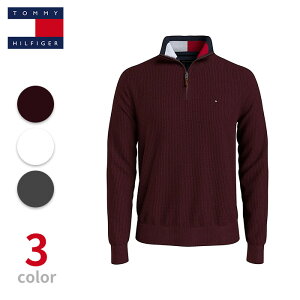 �g�~�[ TOMMY HILFIGER �����Y 3/4�W�b�v�@���b�N�l�b�N �R�b�g���Z�[�^�[�@t597