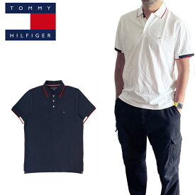 トミー ポロシャツ TOMMY HILFIGER メンズ トミーヒルフィガー 半袖 ワンポイント スポーツシャツ USAモデル　大きいサイズ t615
