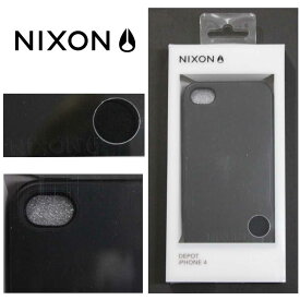 【NIXON】ニクソン DEPOT IPHONE 4 CASE／4G／iPHONEケース　アイフォンケース　シンプル／オールブラック