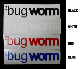 【BUG WORM】バグワーム　LOGO STICKER　ロゴステッカー／20×4.5cm／4カラー