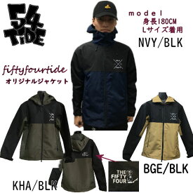 【54TIDE】54ORIGINAL JACKET ジャケット プリント ウインドブレーカー 長袖 コーチジャケット fiftyfourtide S・M・L・XL 3カラー