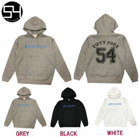 【54TIDE】フィフティーフォータイド 54ORIGINAL FIFTY FOUR オリジナルアイテム メンズ レディース ユニセックス プルオーバーパーカー 長袖トップス S/M/L/XL/XXL 3カラー【正規品】