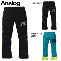 【ANALOG】アナログ 2019-2020 Mens ANALOG MORTAR PANTメンズ スノーパンツ ボトムス スノーボード S・M・L・XL 2カラー【あす楽対応】