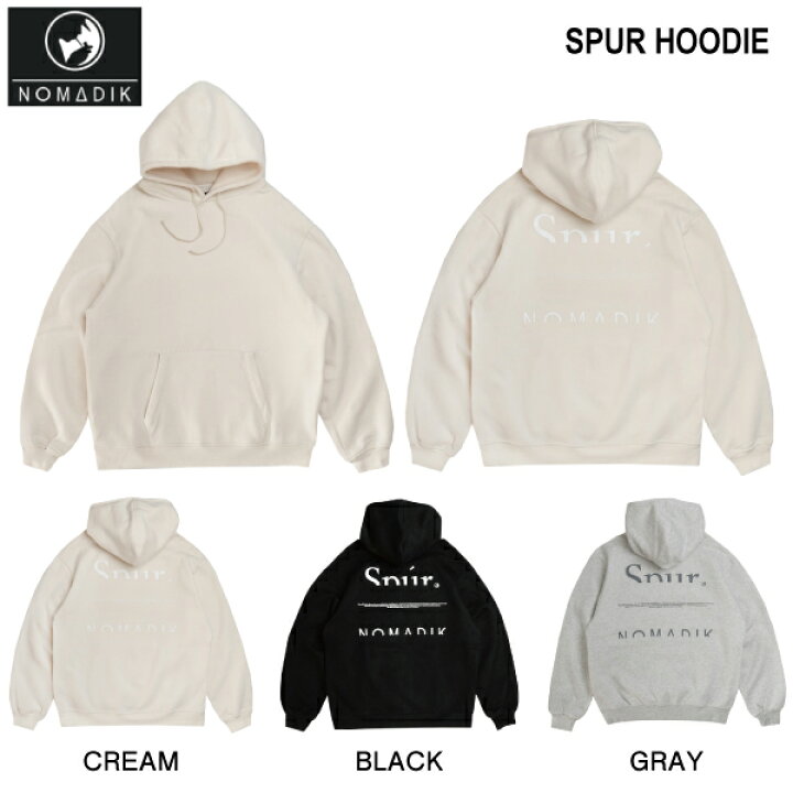 楽天市場】【NOMADIK】ノマディック 2023秋冬 SPUR HOODIE メンズ プル 